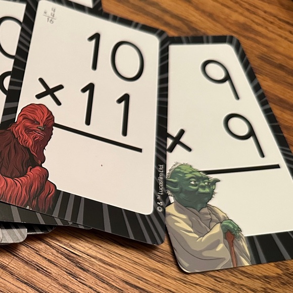 Star Wars Multiplication Flash Cards - Picture 5 of 7